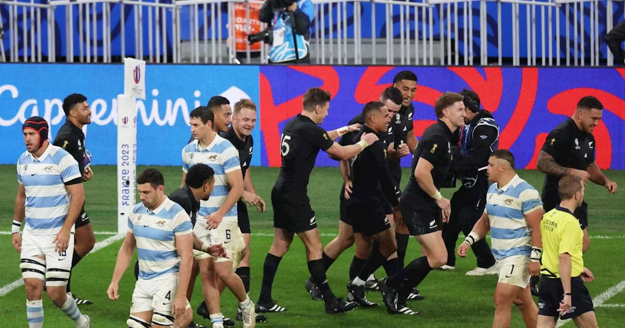 Coupe du monde de rugby : faciles face à l'Argentine, les All Blacks en finale