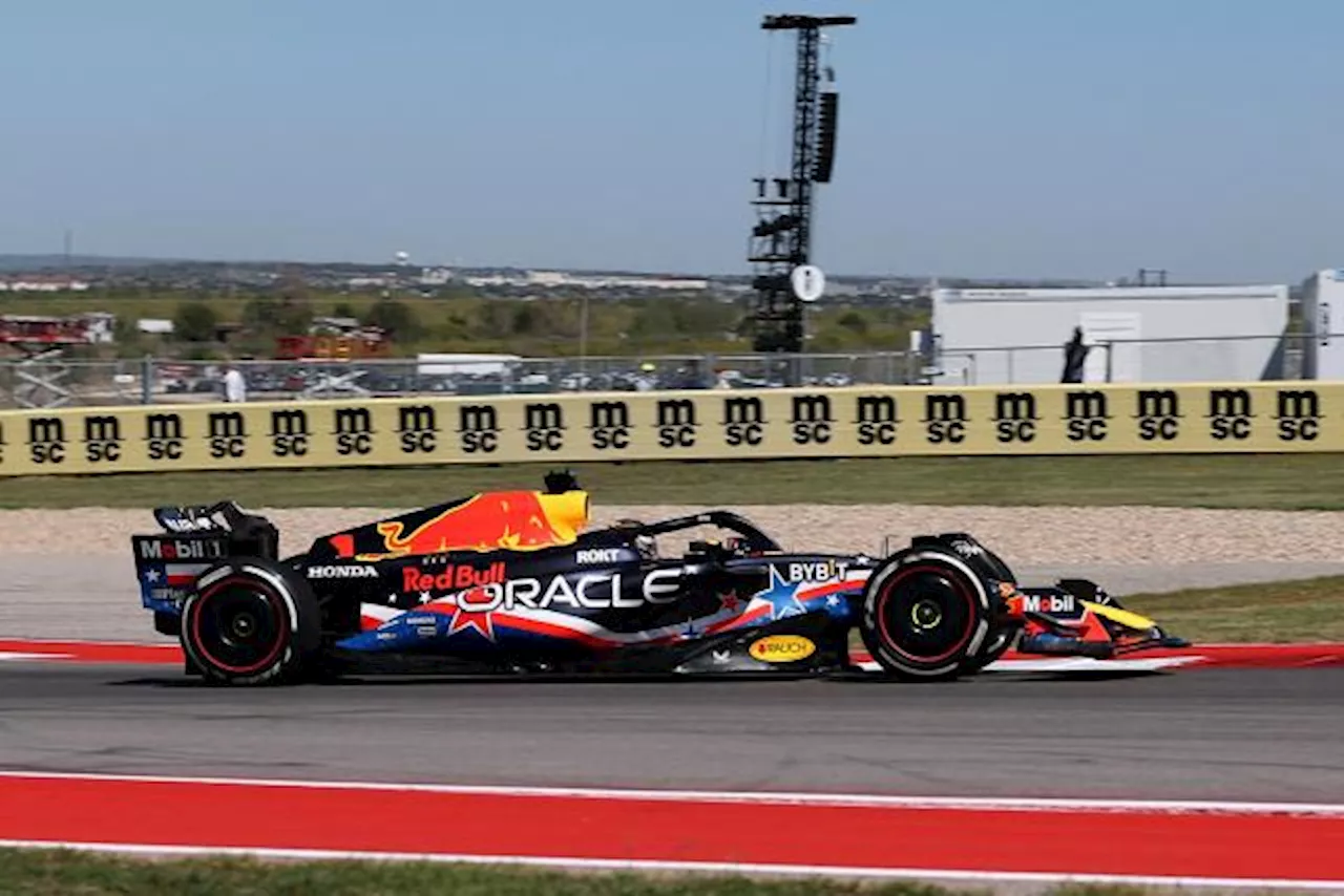 Max Verstappen réalise le meilleur temps de la première séance d'essais libres du Grand Prix des Etats-Unis