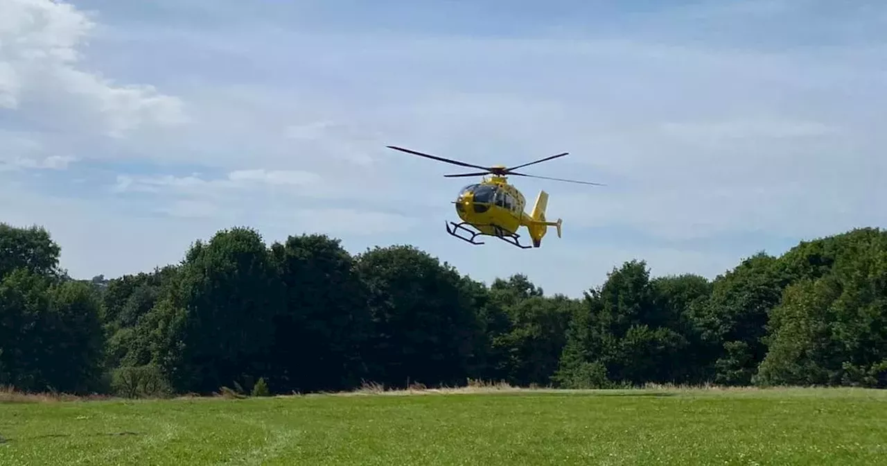 Horse rider airlifted to hospital after fall on Rossendale hills