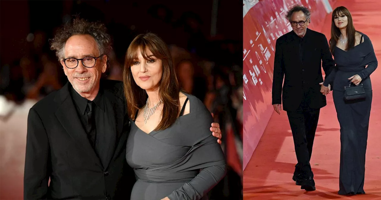 Tim Burton et Monica Bellucci main dans la main pour leur premier tapis rouge