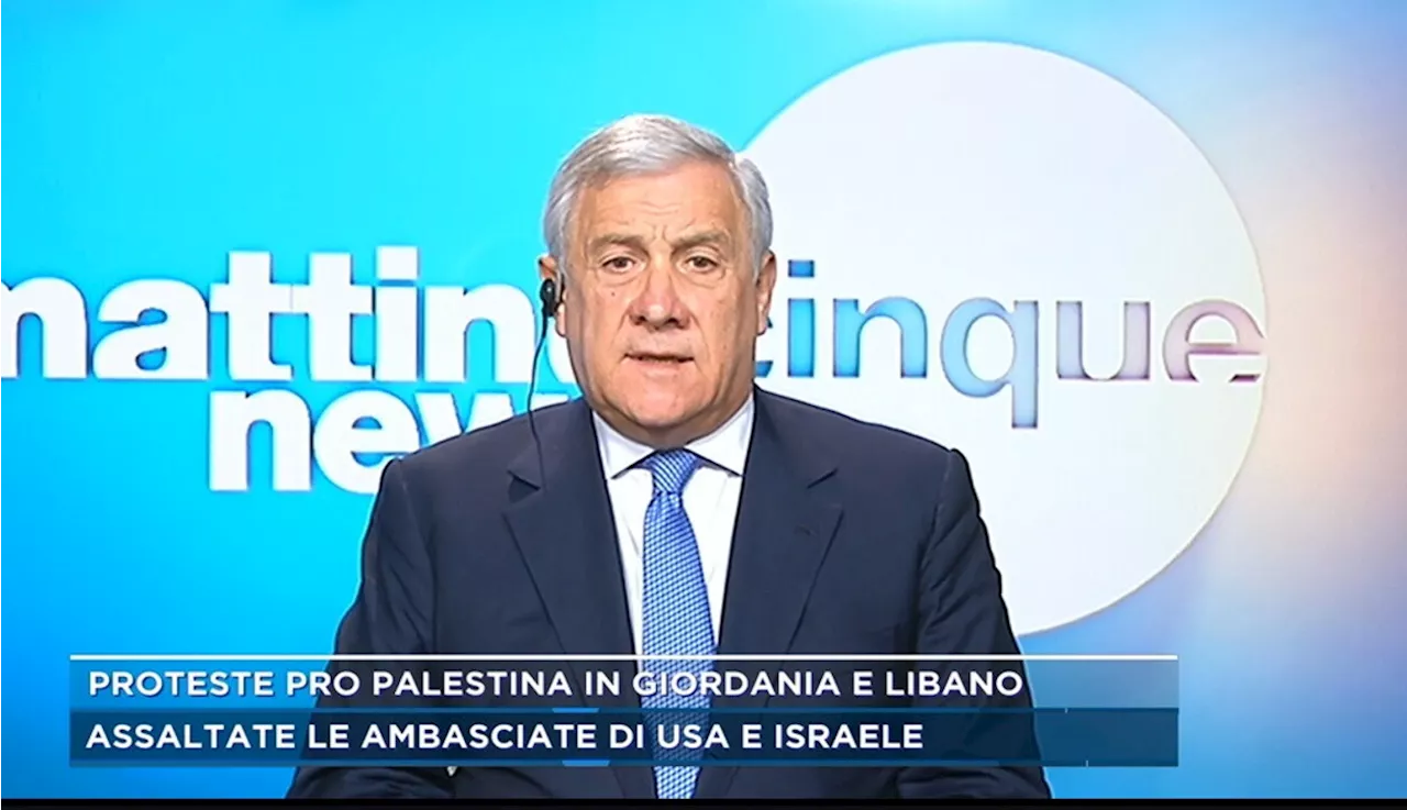 Tensioni Medio Oriente, Tajani: 'Non abbiamo rischio attentati, però non possiamo abbassare la guardia'