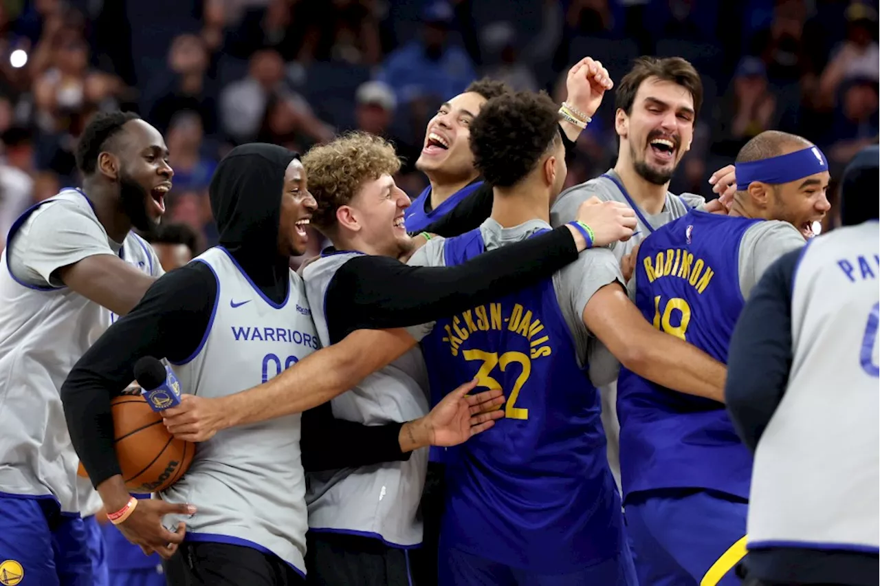 Photos: Good vibes all around at the Golden State Warriors’ open basketball practice at Chase Center