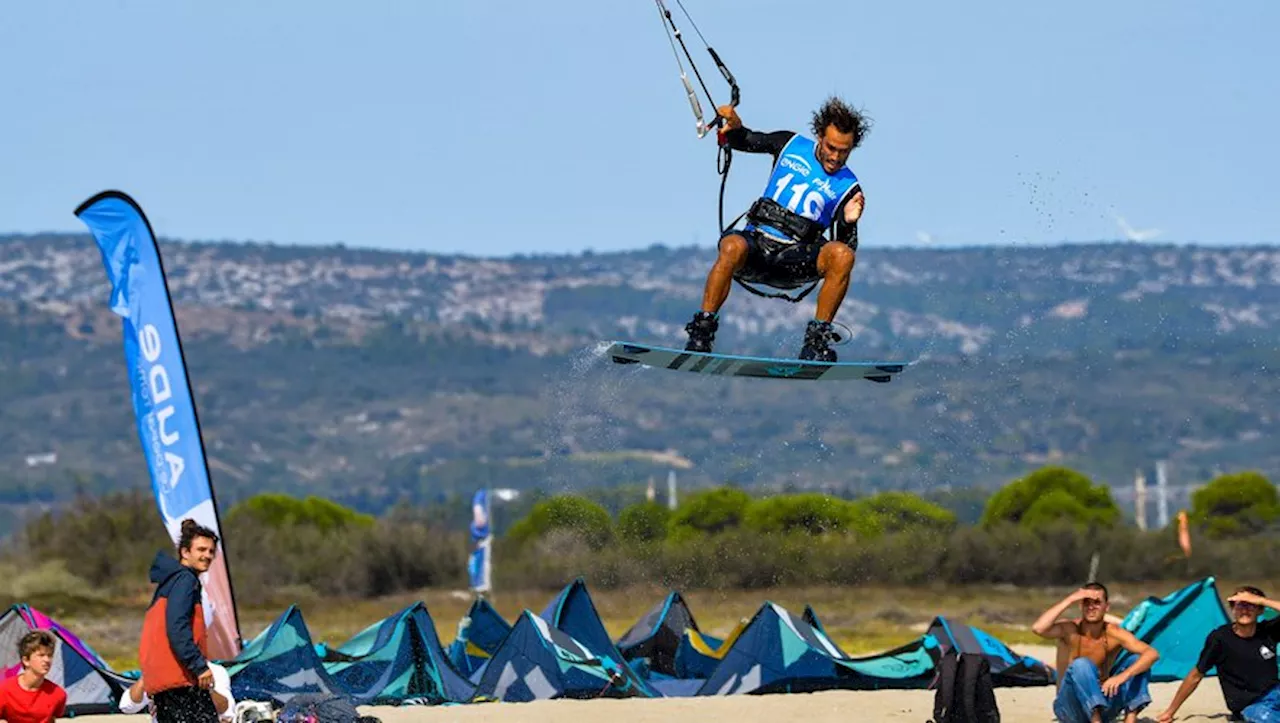 Kitesurf freestyle : les Montpelliérains Valentin Garat et Arthur Guillebert à la lutte pour le titre national