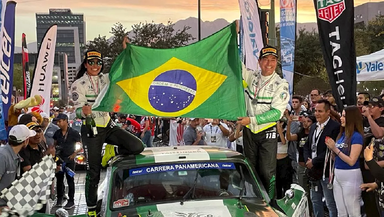 Carrera Panamericana termina en fiesta con triunfo de Hilaire Damiron y Laura Freites