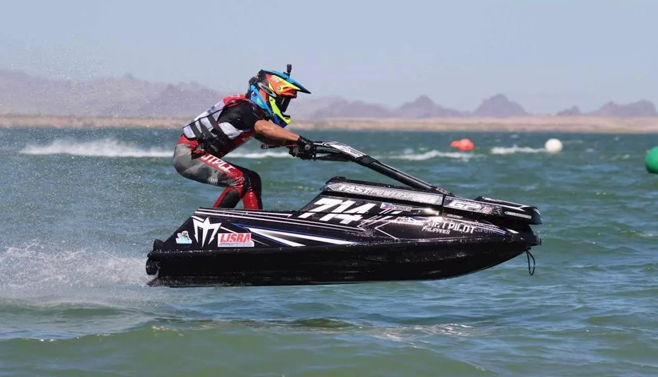 Del Rosario wins world jet ski title in his final race