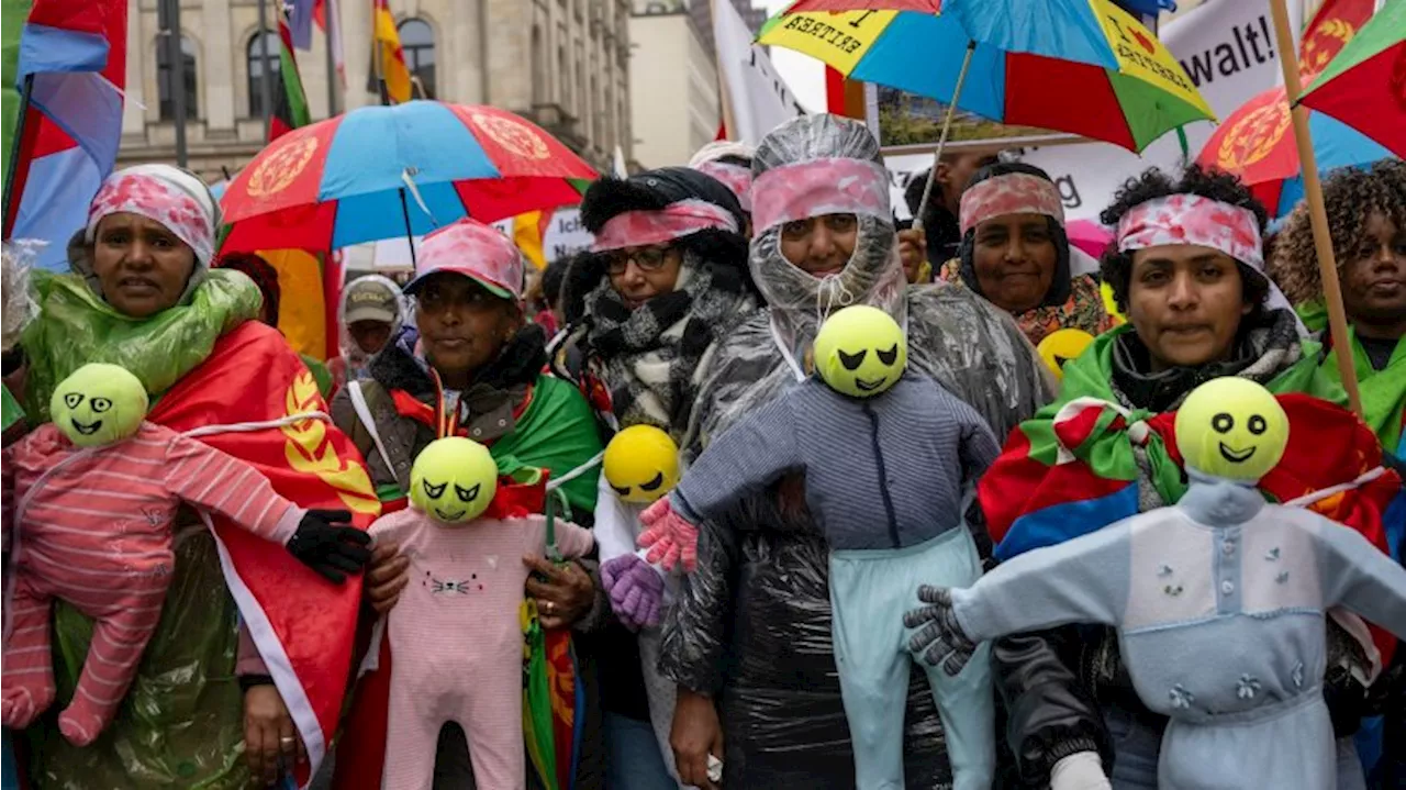 Eritrea-Demonstration in Berlin bisher ohne Zwischenfälle