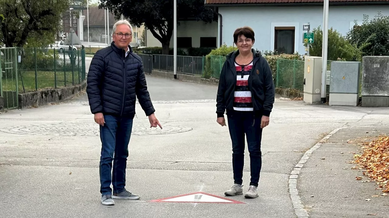 Gemeinde entschärft Kreuzungsbereich zur Schule