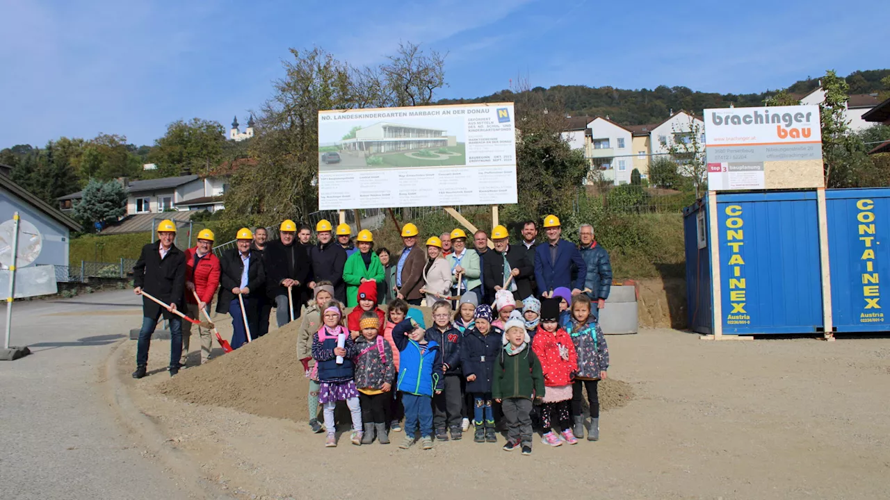 Spatenstich für Marbacher Kindergarten