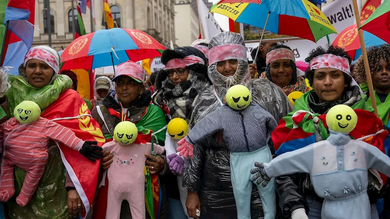 Berlin & Brandenburg: Eritrea-Demonstration in Berlin bisher ohne Zwischenfälle