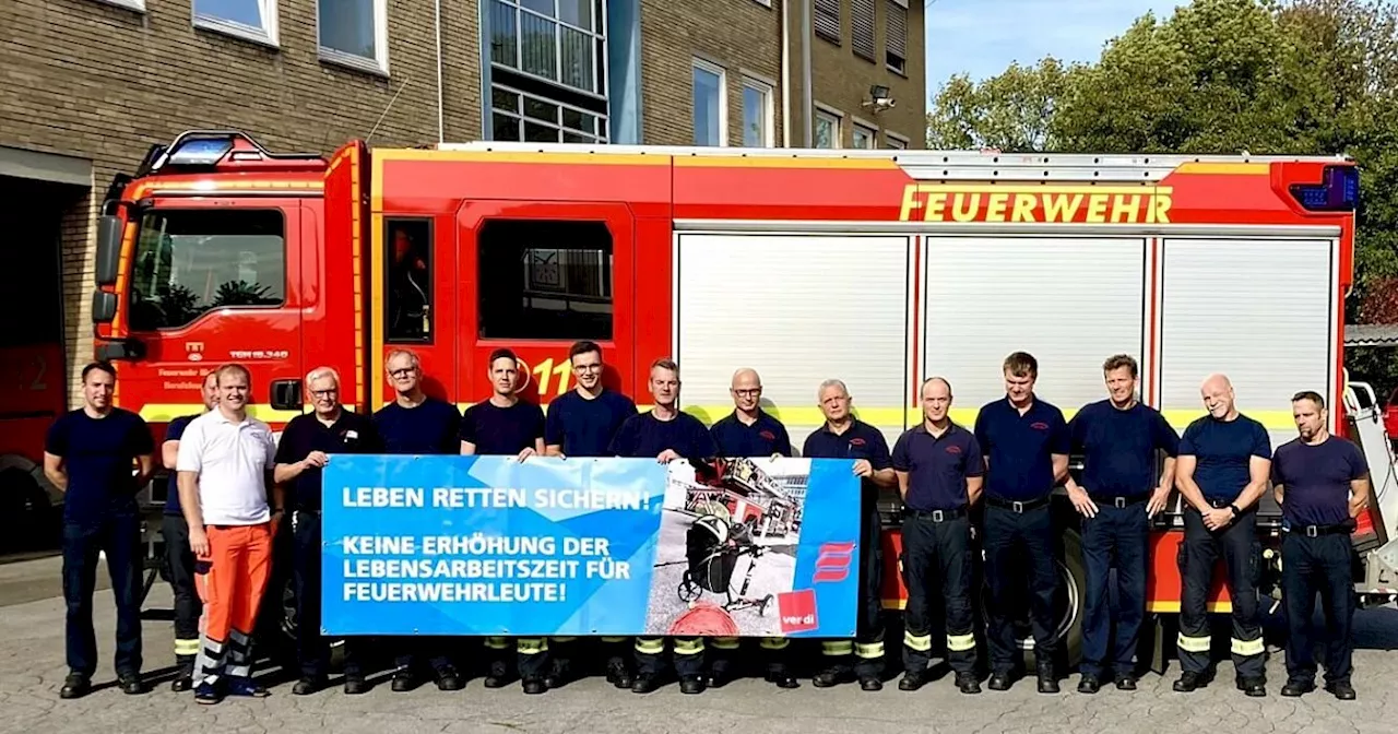 Bielefelder Feuerwehrleute wehren sich gegen Gesetzesentwurf