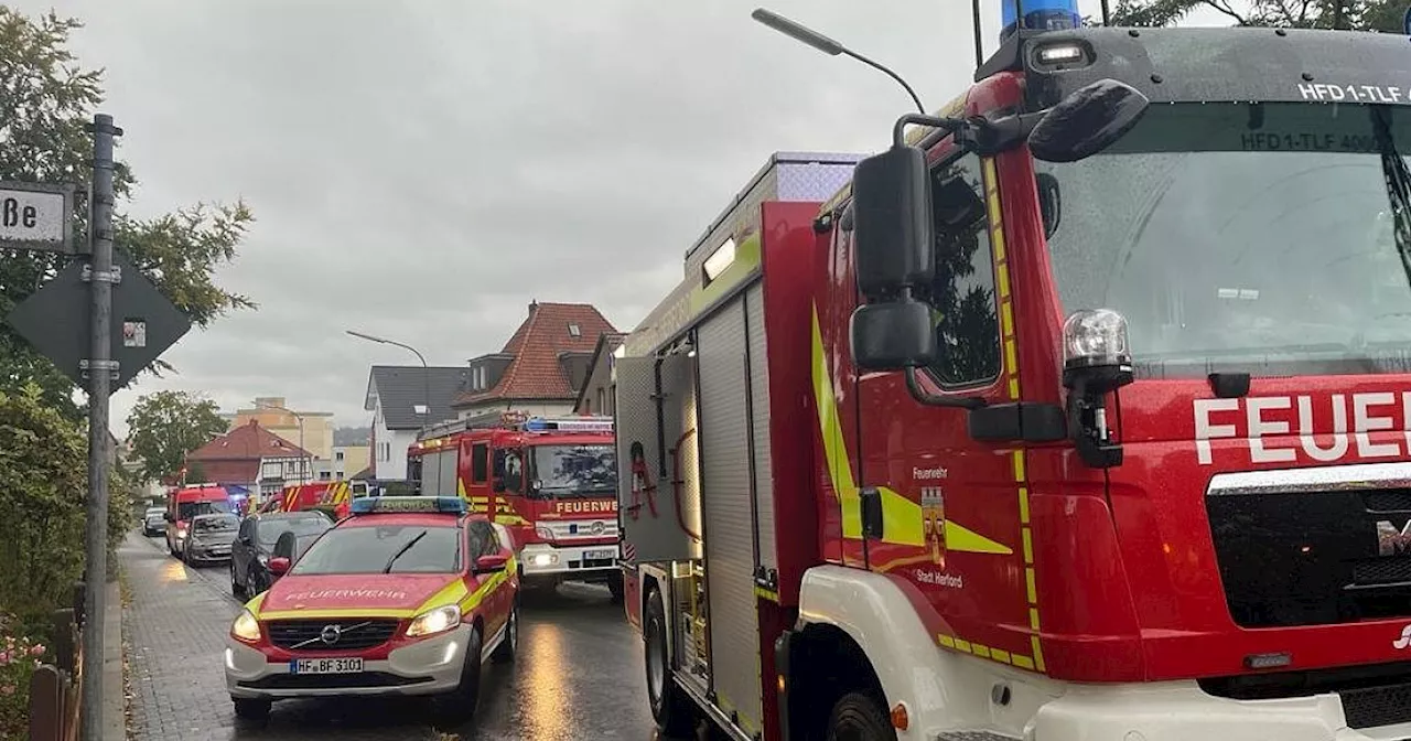 Herforder Wohnung nach Brand unbewohnbar - Brandstiftung nicht ausgeschlossen