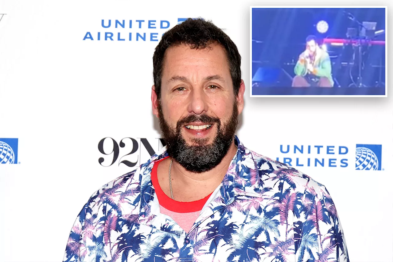 Adam Sandler pauses comedy show to help fan suffering medical emergency