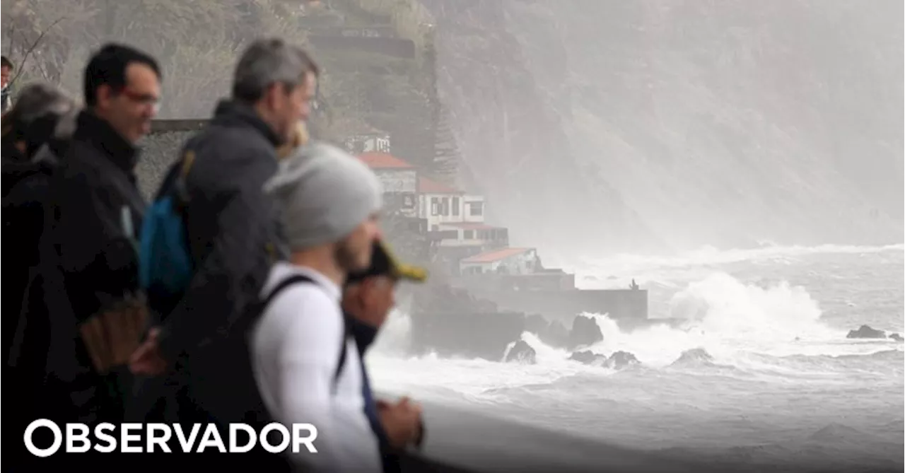 Madeira sob aviso laranja para chuva, vento e agitação marítima fortes