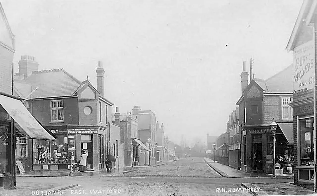 Century-old view of Whippendell Road and Durban Road East