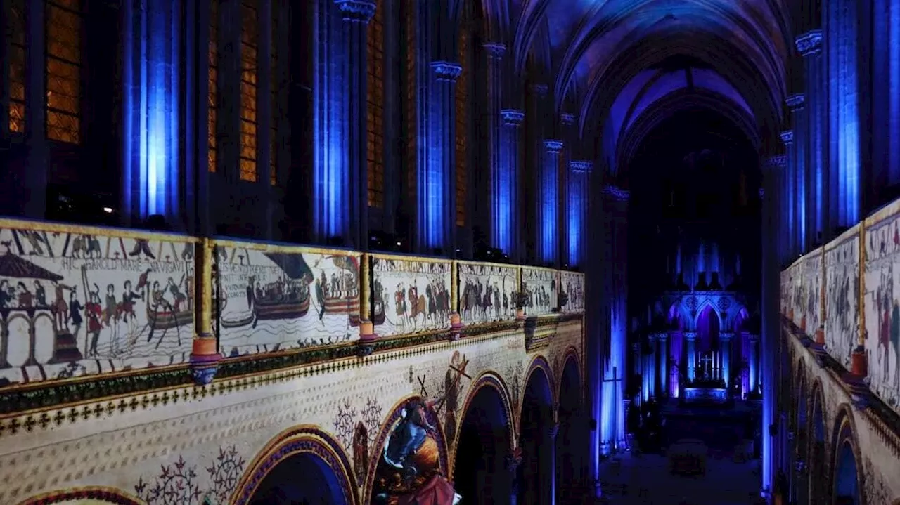 En 2023, Bayeux renoue avec son spectacle son et lumière de Noël à la cathédrale