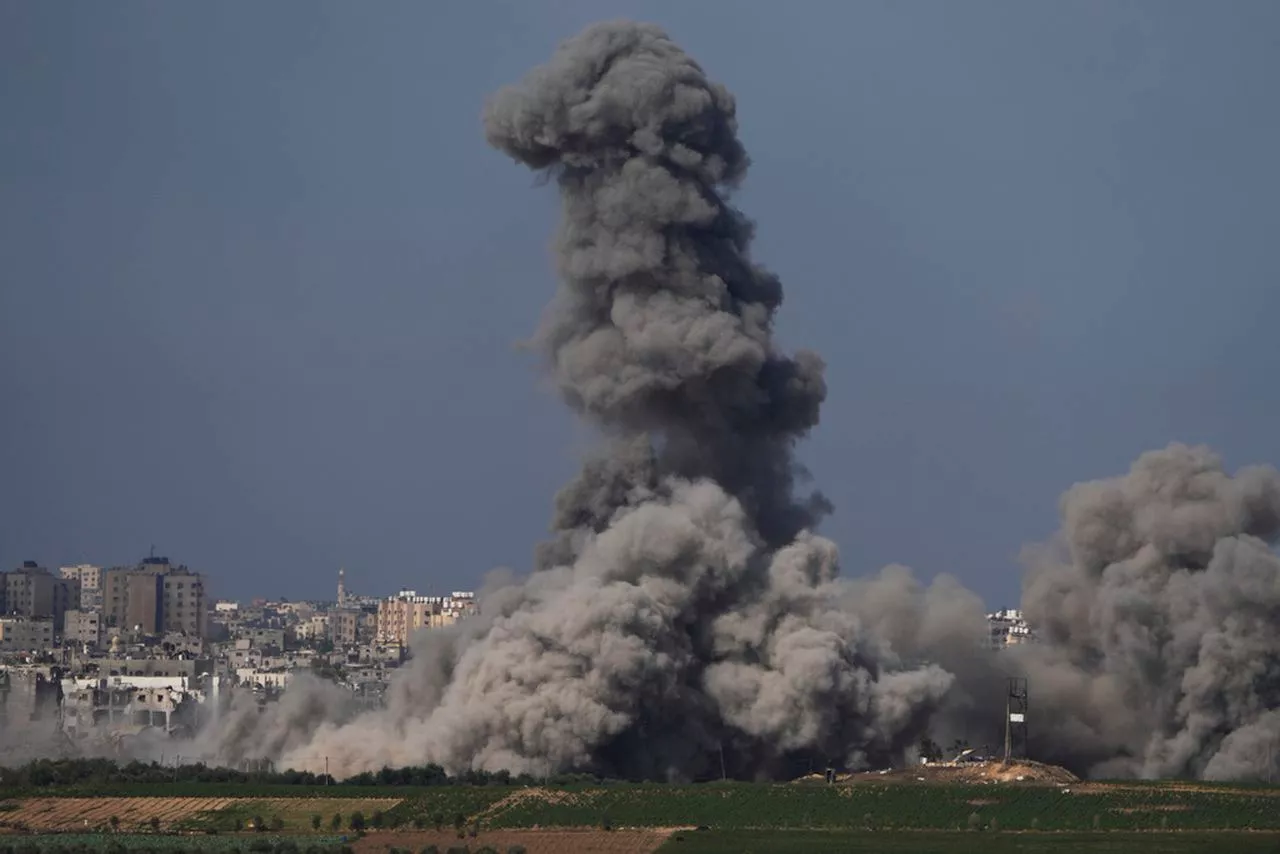 Gaza hit with air strikes as Israel says it will not control area after destroying Hamas