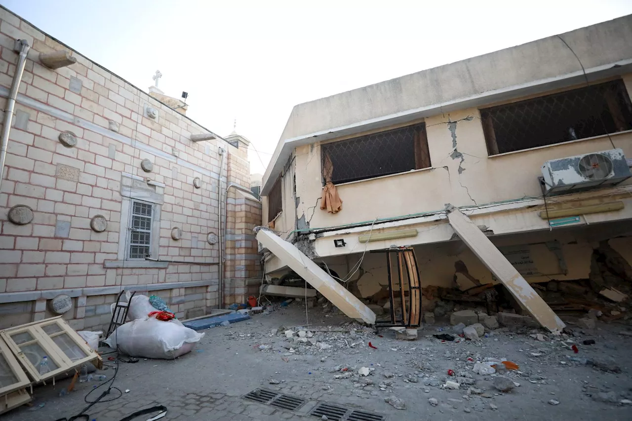 Orthodox church says it was hit by Israeli air strike in Gaza