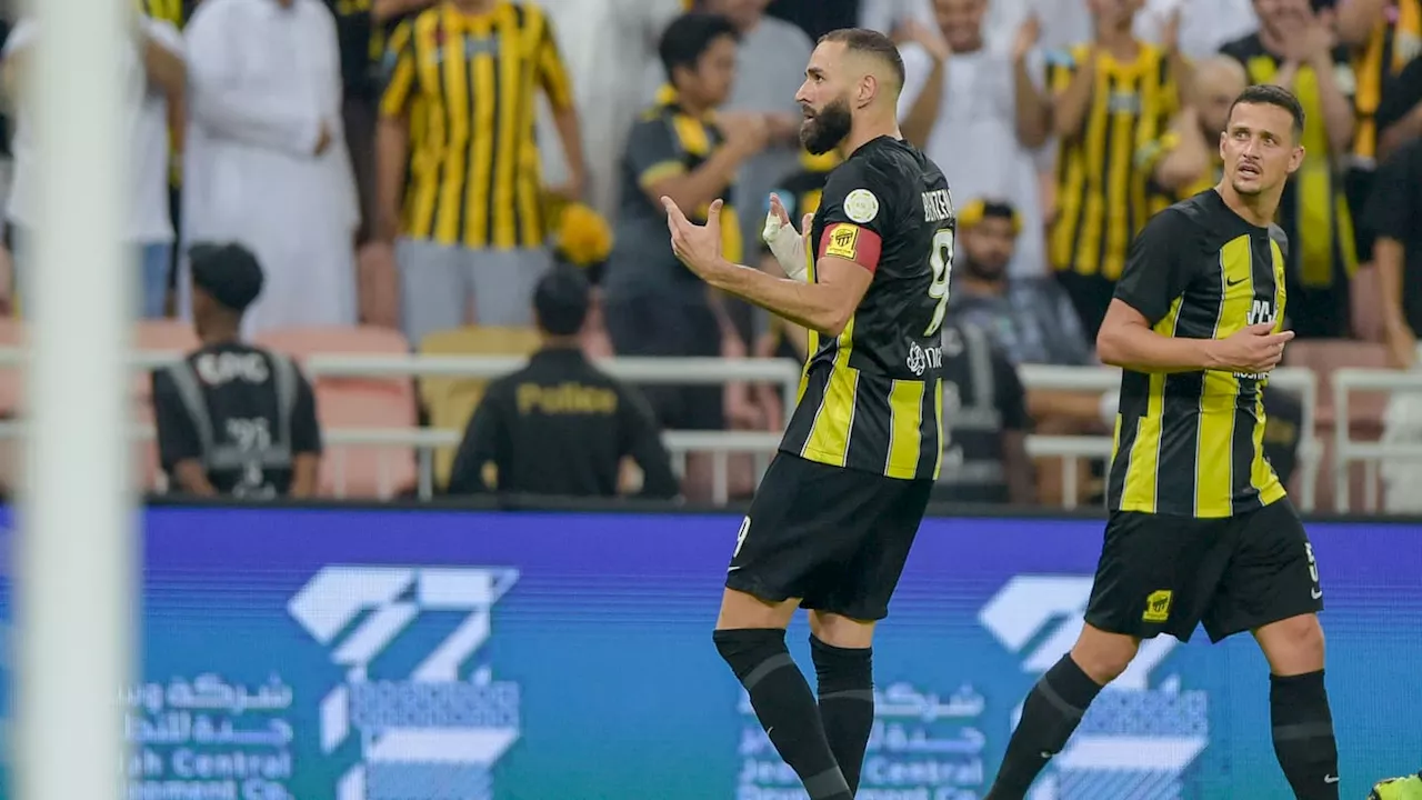 Arabie saoudite: Karim Benzema buteur avec Al-Ittihad, avec une grande première en carrière