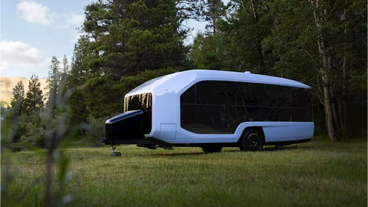 This All-Electric Smart Travel Trailer Can Set up Camp