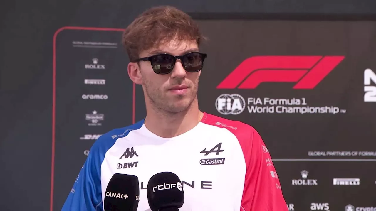 – Pierre Gasly sur sa première saison chez Alpine : 'Un peu déçu, il faut rebondir en 2024'