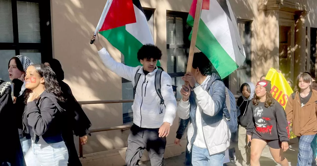 SFUSD students protest amid Israel-Hamas war