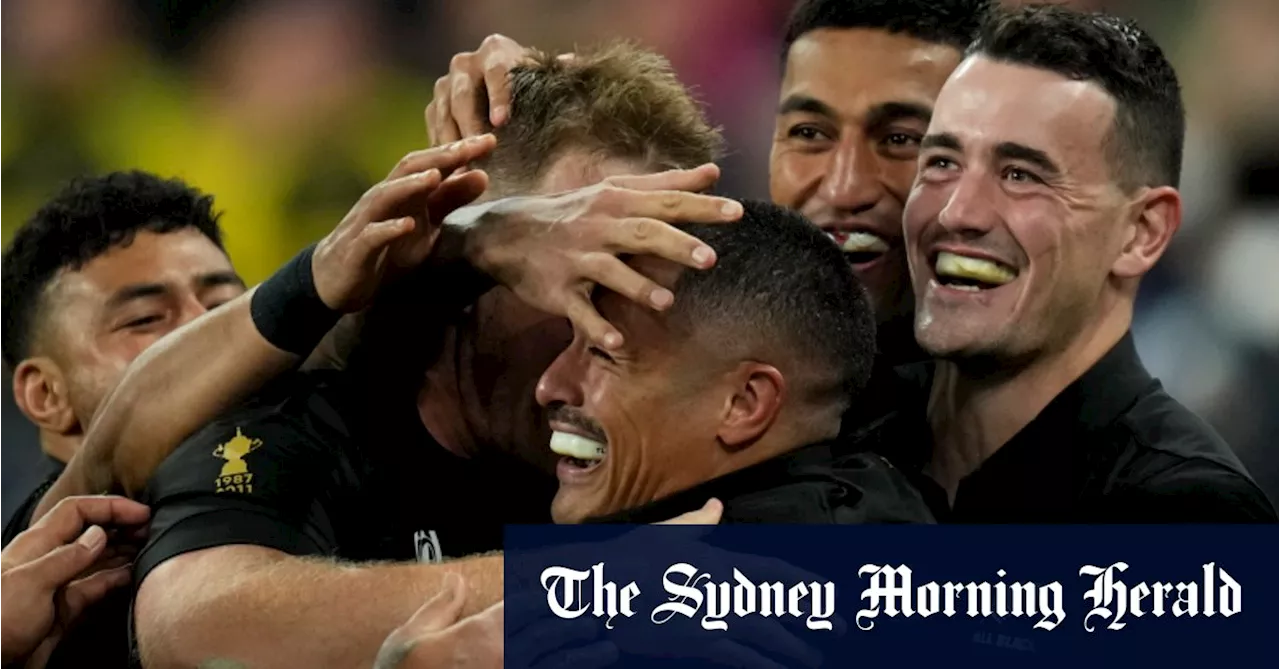 All Blacks crush Argentina to reach fifth Rugby World Cup final