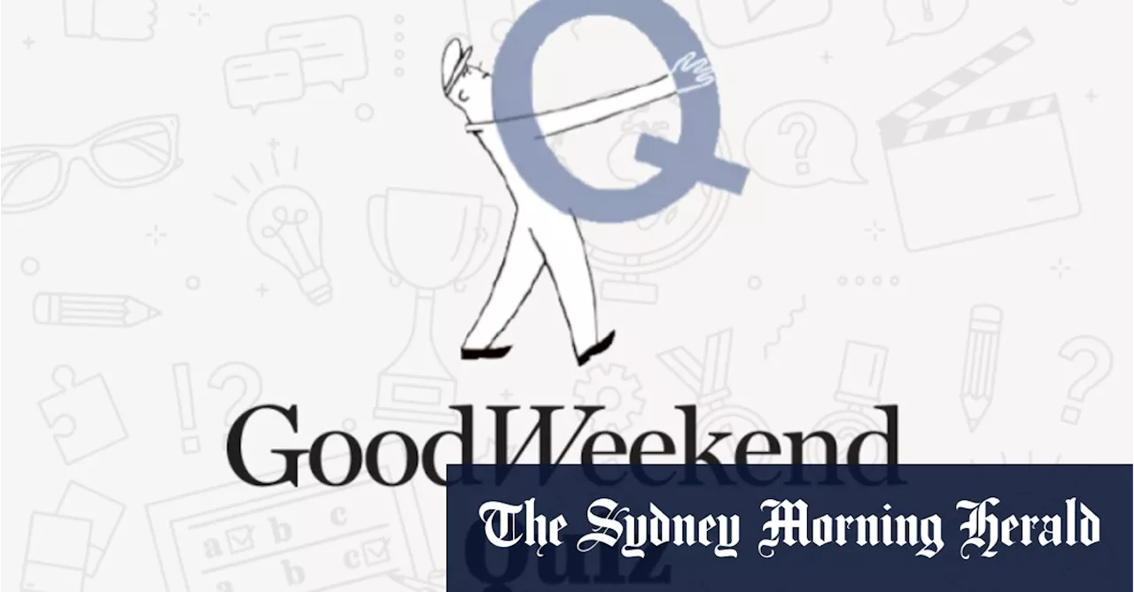 Good Weekend Superquiz and Saturday Target Time, October 21