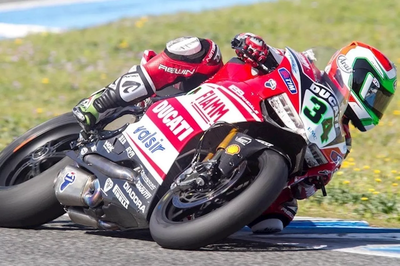 Jerez-Test, Tag1: Davide Giugliano (Ducati) dominiert