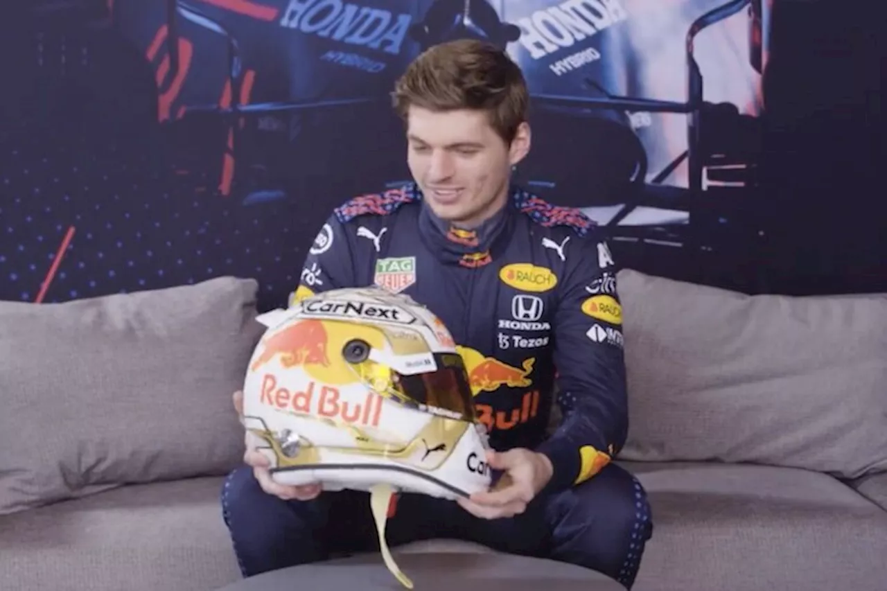 Max Verstappen: Weltmeister mit neuem Helmdesign