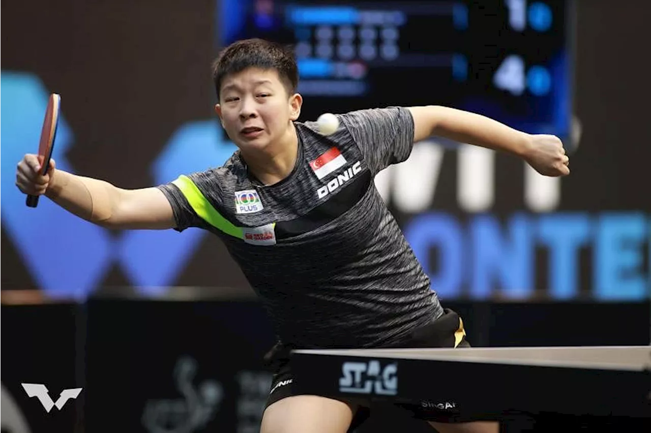 Singapore’s Zeng Jian wins first World Table Tennis title in Qatar