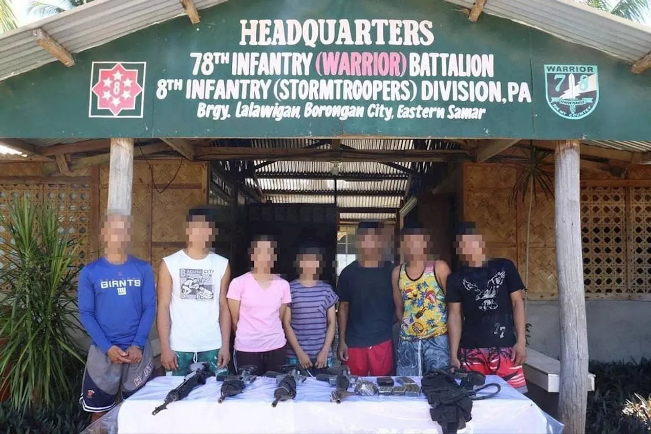 7 reds surrender in Eastern Samar