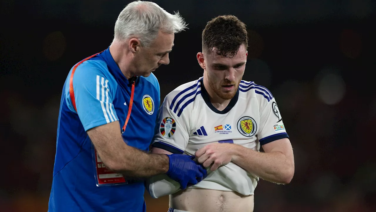 Andy Robertson layoff confirmed as Jurgen Klopp reveals Liverpool star is set for surgery on shoulder...