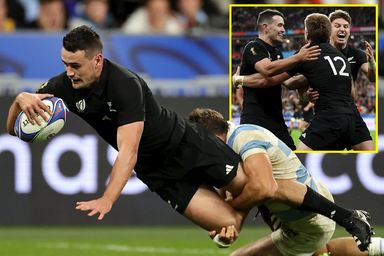 New Zealand set up potential World Cup final clash against England after destroying Argentina...