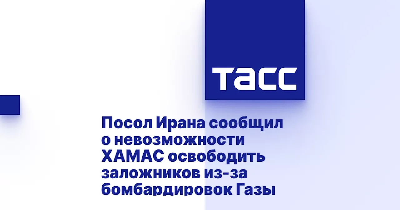 Посол Ирана сообщил о невозможности ХАМАС освободить заложников из-за бомбардировок Газы