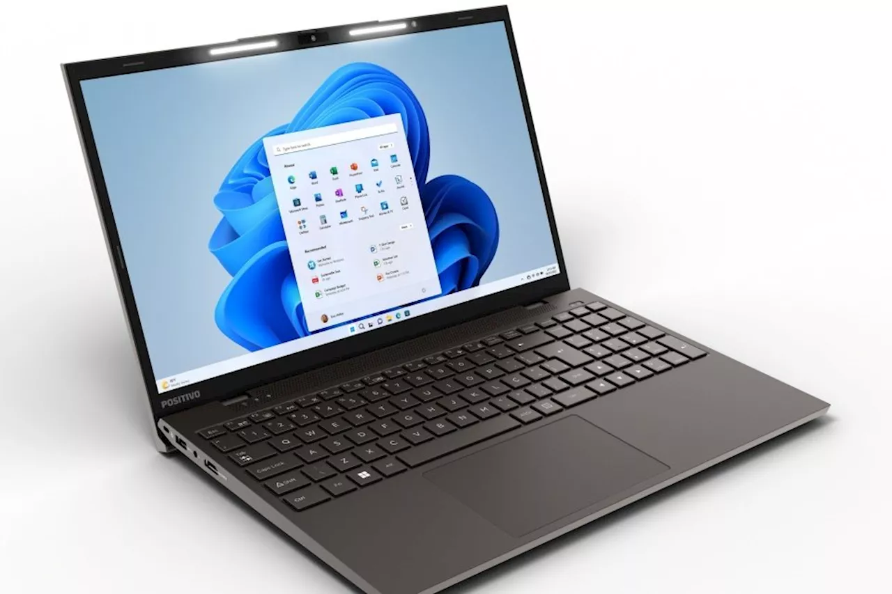 Positivo lança notebook Vision i15 com barras de LED embutidas