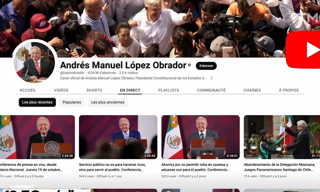 Andrés Manuel López Obrador, le Squeezie du Mexique