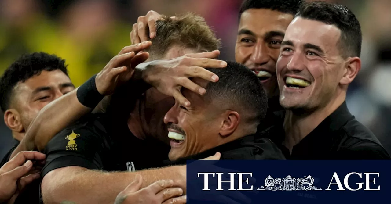 All Blacks crush Argentina to reach fifth Rugby World Cup final