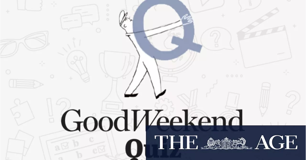 Good Weekend Superquiz and Saturday Target Time, October 21