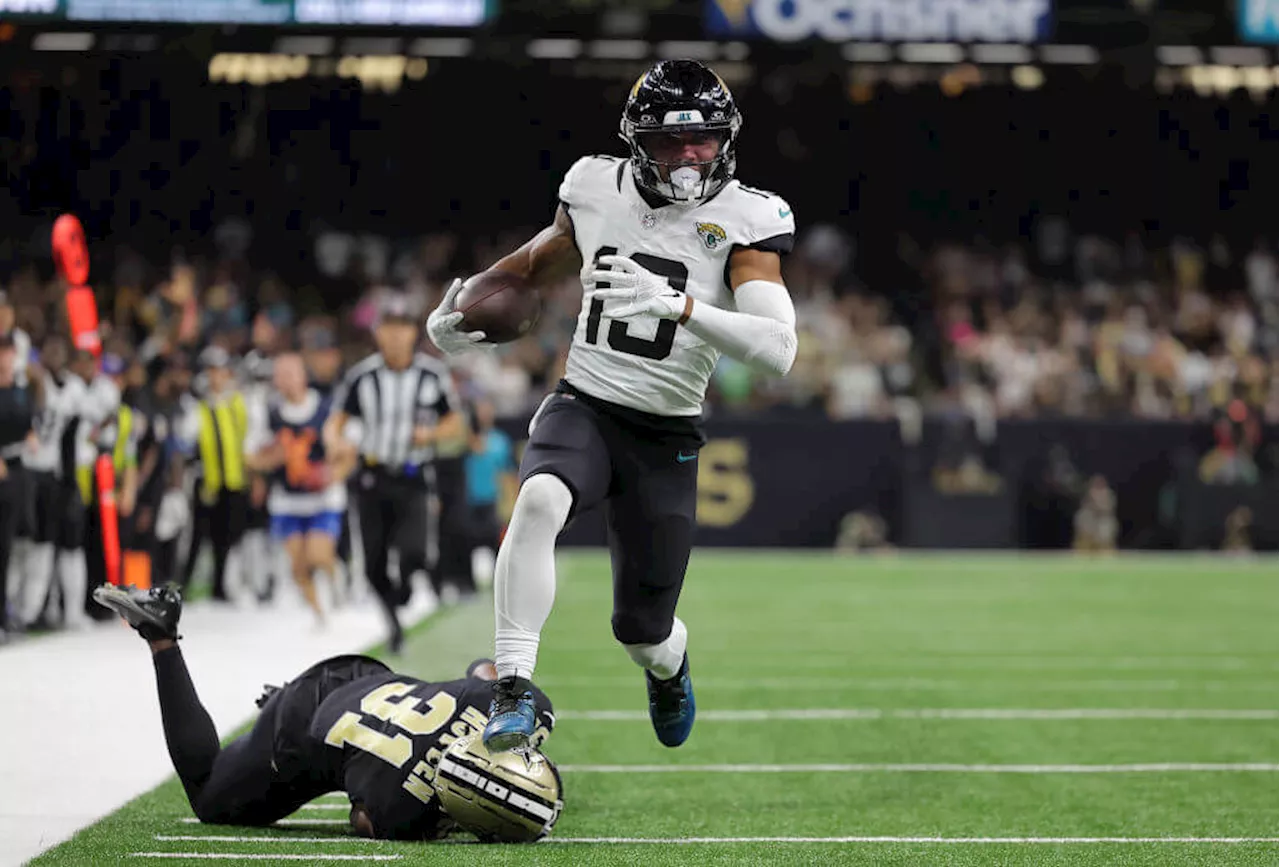 Christian Kirk’s late touchdown lifts Jaguars over Saints on Thursday Night Football