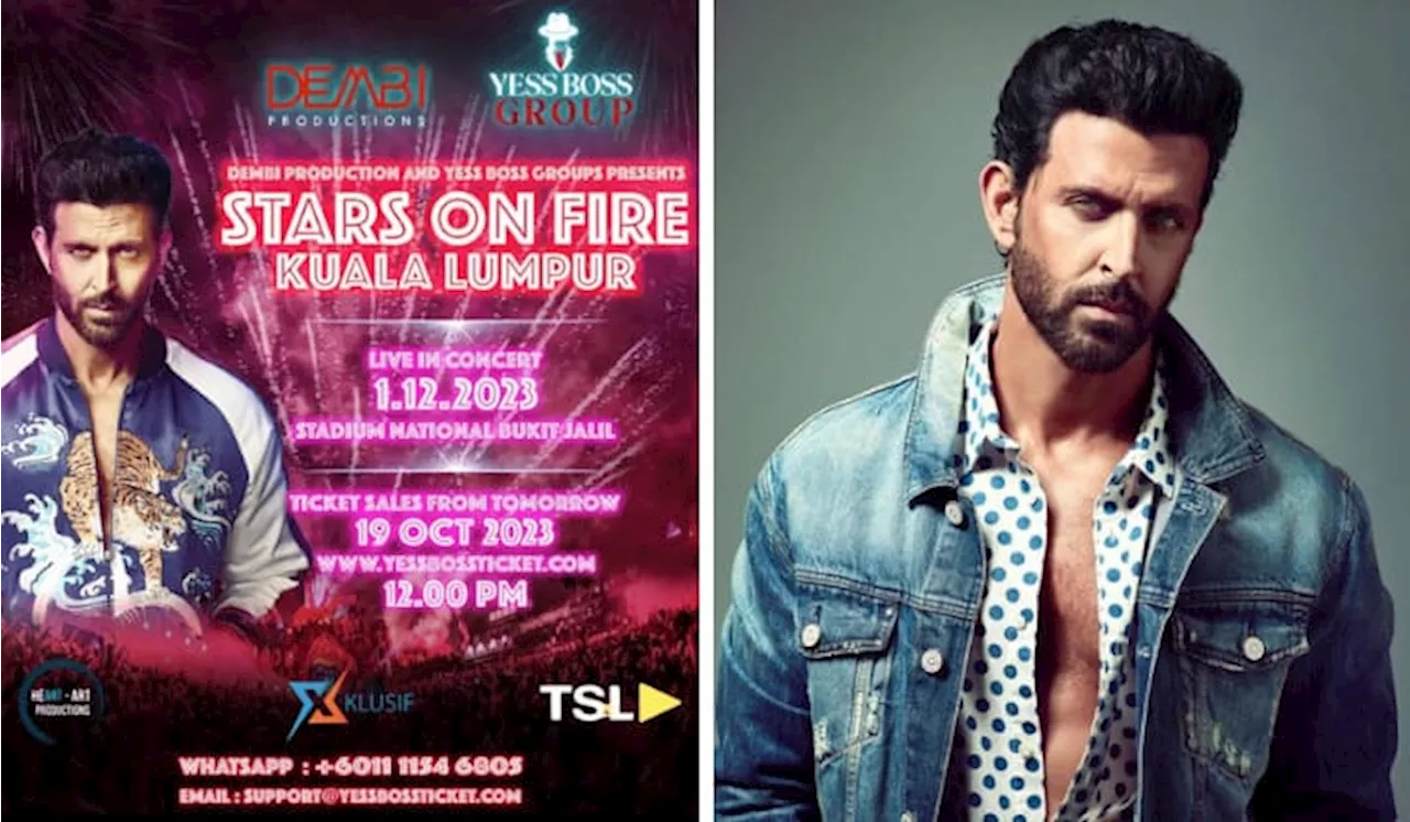 Hrithik Roshan Set To Perform In KL This December