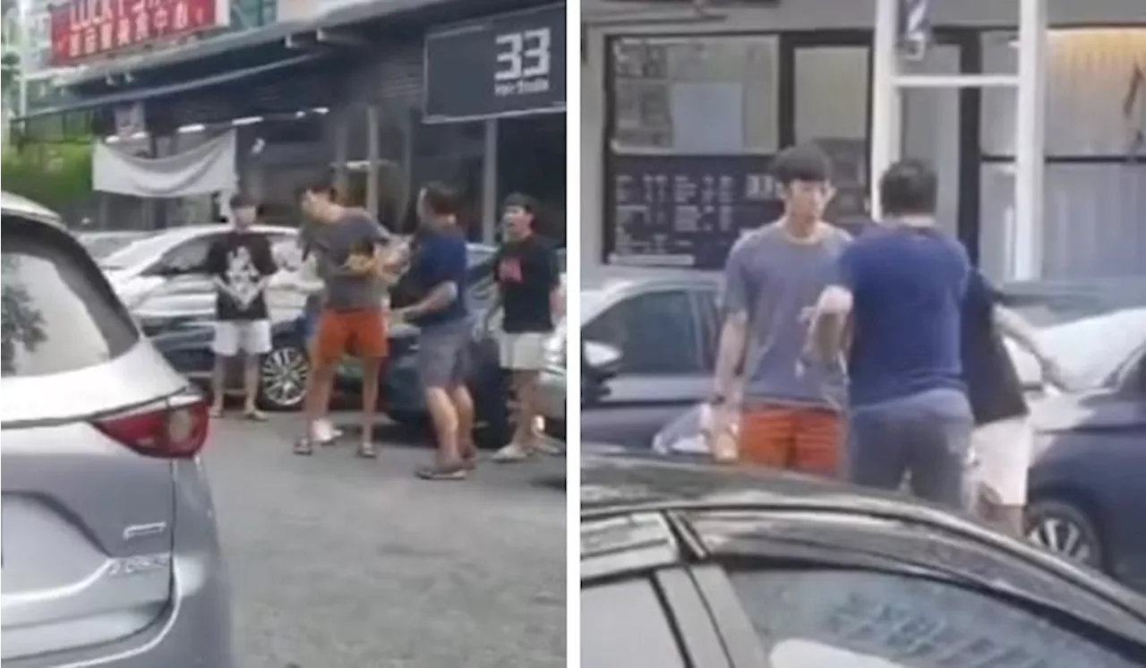 [Watch] Angry Uncle Slaps Two Youngsters On The Street, Pleads Guilty And Fined RM4,500