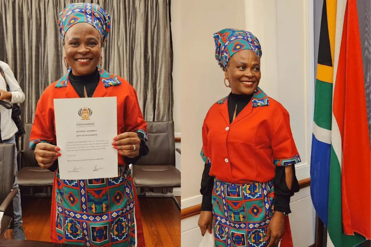 Axed Public Protector Busisiwe Mkhwebane sworn in as EFF MP