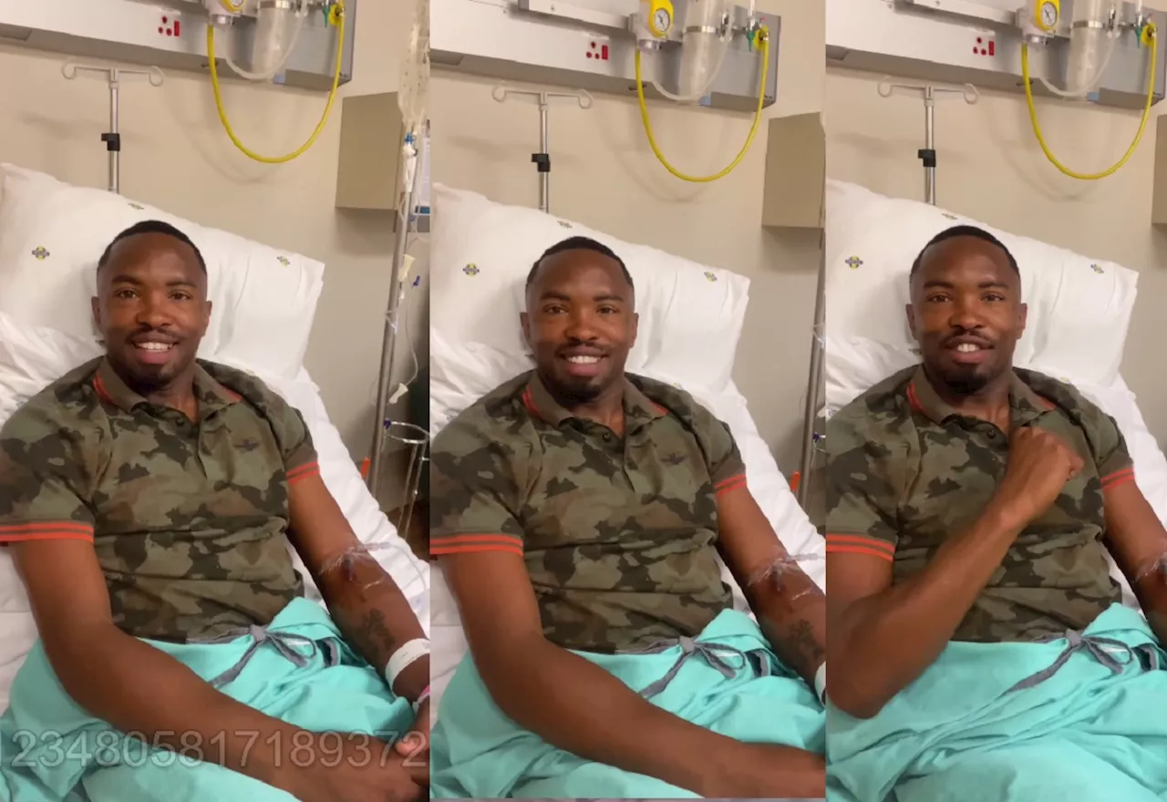 Watch: Injured star Bernard Parker delivers good news from the hospital