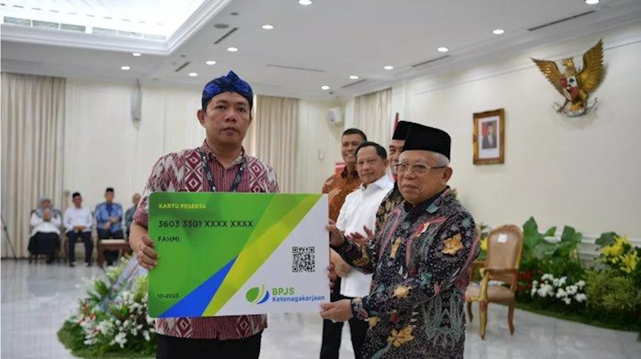 Anugerahkan Paritrana Award, Wapres Dorong Seluruh Pihak Wujudkan Universal Coverage Jamsostek