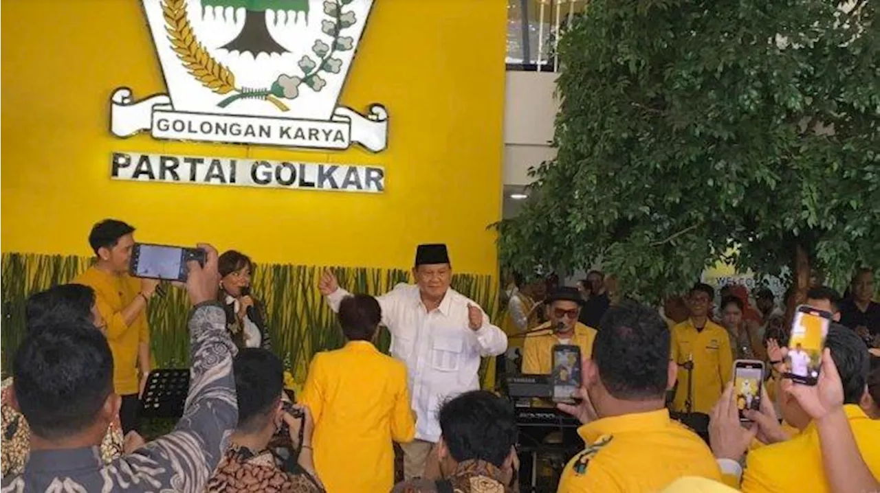 Golkar Gelar Rapimnas Besok, Tentukan Cawapres Prabowo, Kumpulkan Ketua DPD se-Indonesia