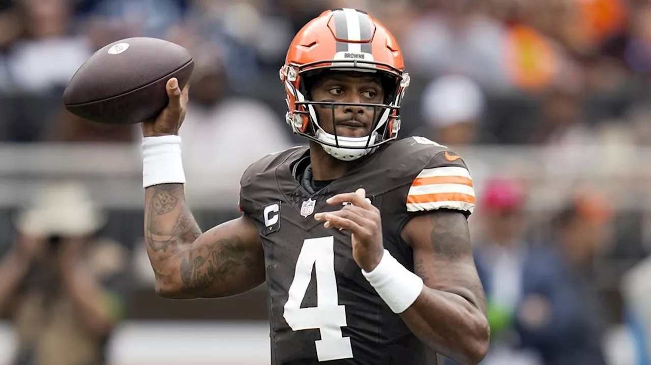 Browns QB Watson (shoulder) expected to start Sunday vs. Colts