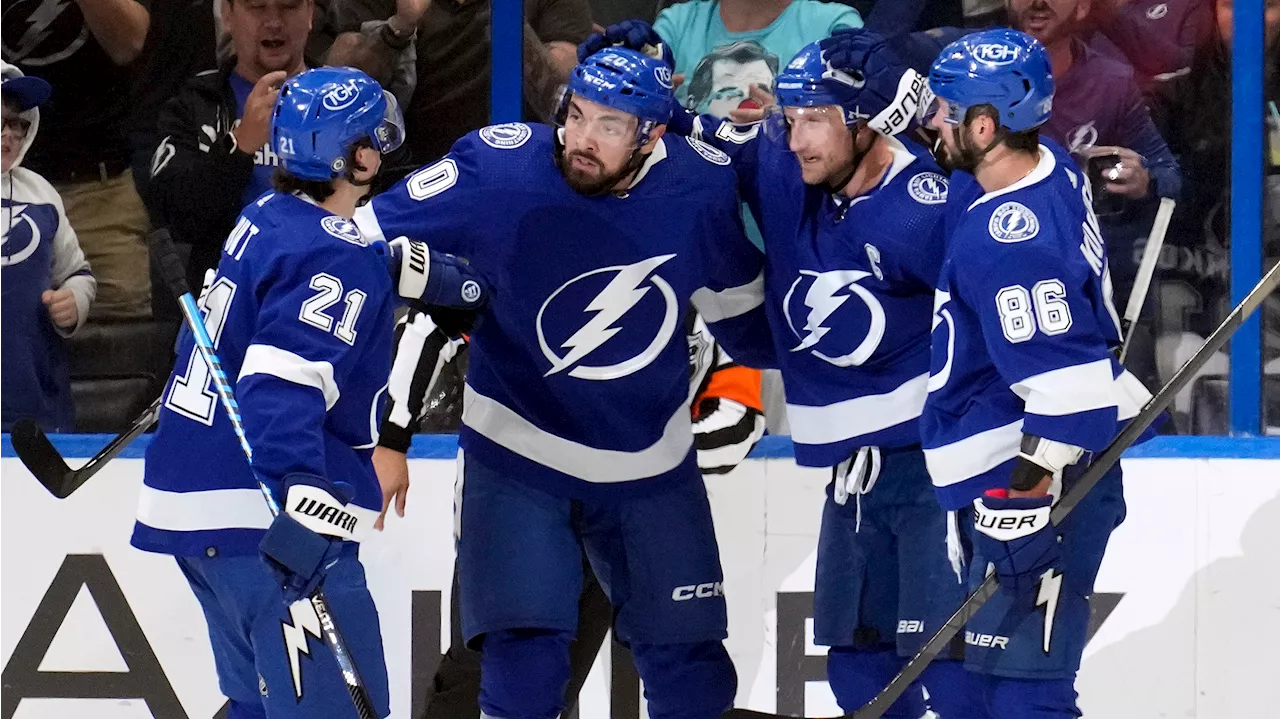 Kucherov scores twice, Lightning beat Canucks to end three-game winless streak