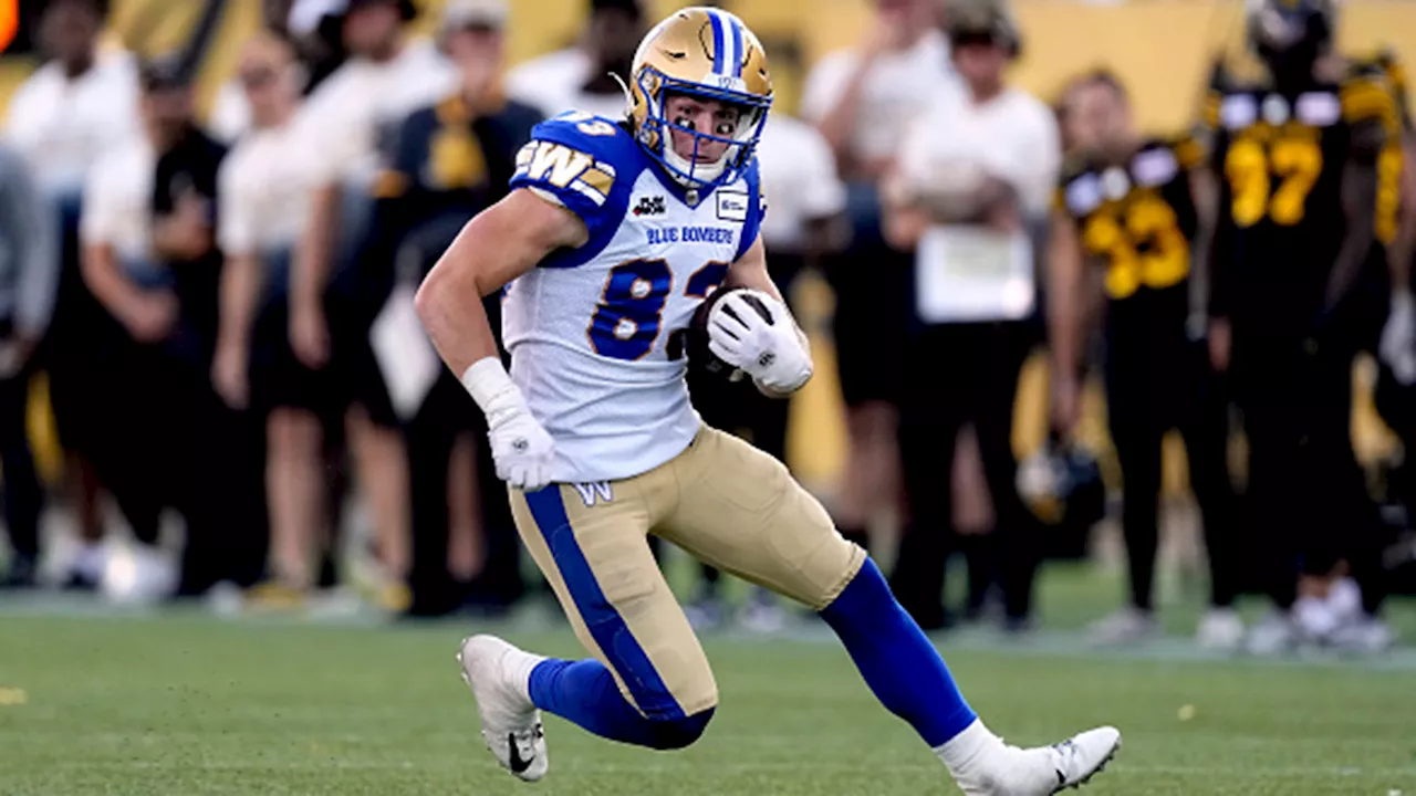 Schoen done for regular season but Bombers have not ruled him out of playoffs