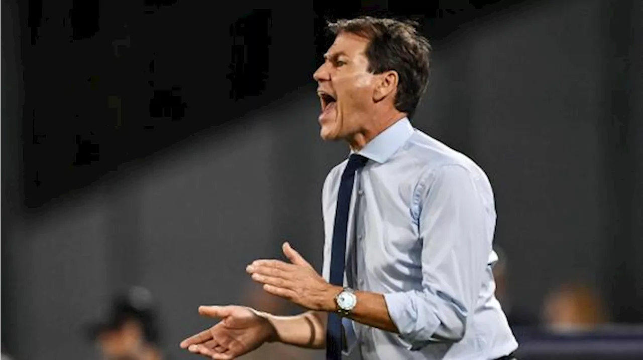 - Rudi Garcia: 'Ieri ho avuto il sostegno di ADL. Deluso per il trattamento dopo la Fiorentina'