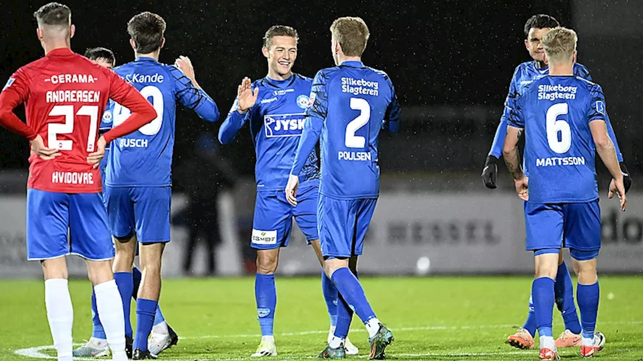 Silkeborg får hjælp af blæsten og slår Hvidovre